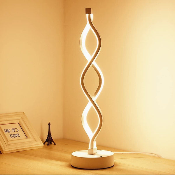 Twist Wave LED Table Lamp