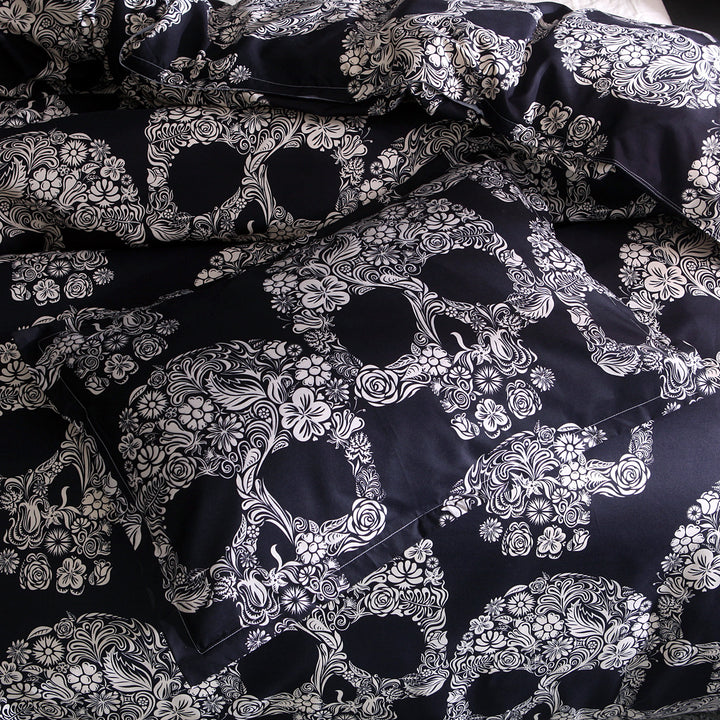 Skull Home Textiles Set Quilt Cover