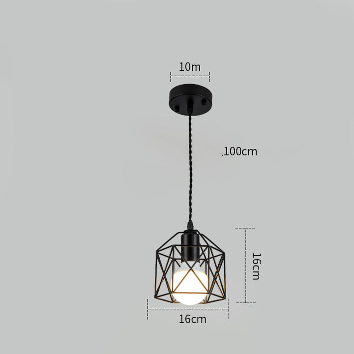 Wrought Iron Small Lamps And Lanterns Simple Post-modern Personality A