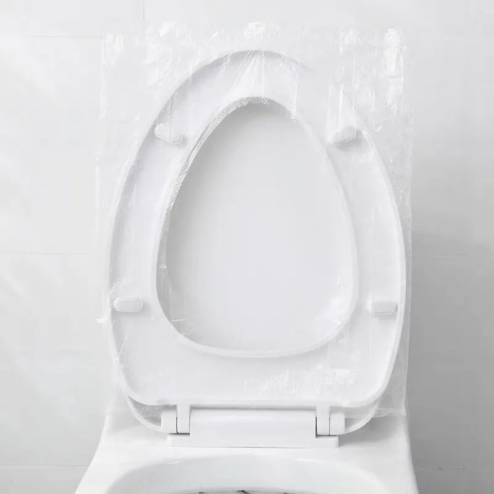 50Pcs Disposable Plastic Toilet Seat