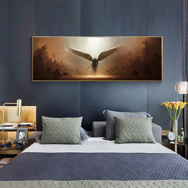 Angel Of Justice Wall Art Poster Canvas Painting