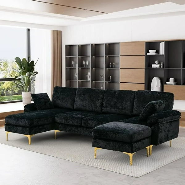 Fantastic Finds U-Shaped Sectional Sofa Couch